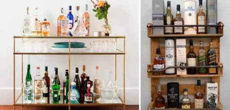 Como construir um mini-bar em casa com materiais recicláveis passo a passo