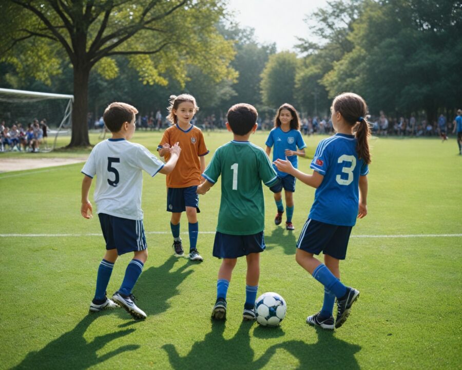 Como os esportes em equipe ajudam no desenvolvimento social das crianças