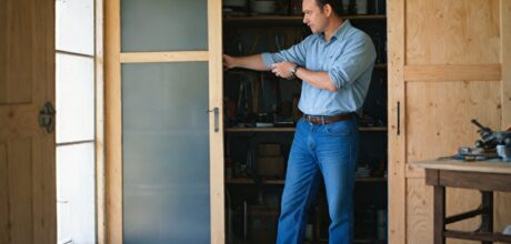 Como construir um armário moderno com portas de correr em casa