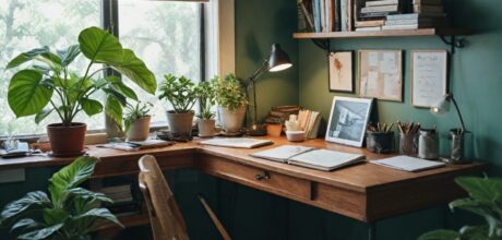 Como criar uma bancada multifuncional para estudos em casa