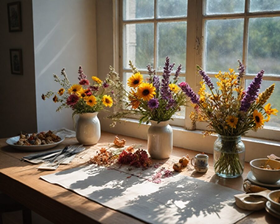 Como fazer quadros decorativos com flores secas passo a passo