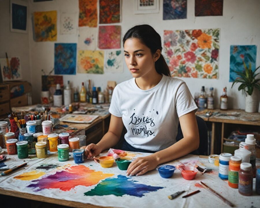 Como personalizar camisetas com tinta para tecido: dicas e truques essenciais