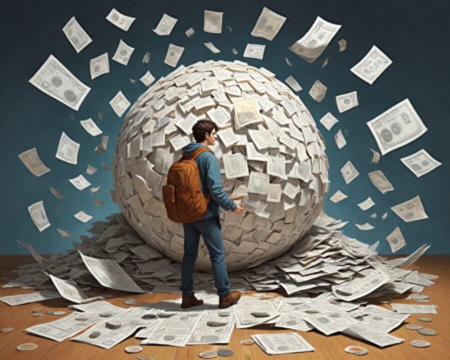 Como sair das dívidas em 6 meses com o método bola de neve