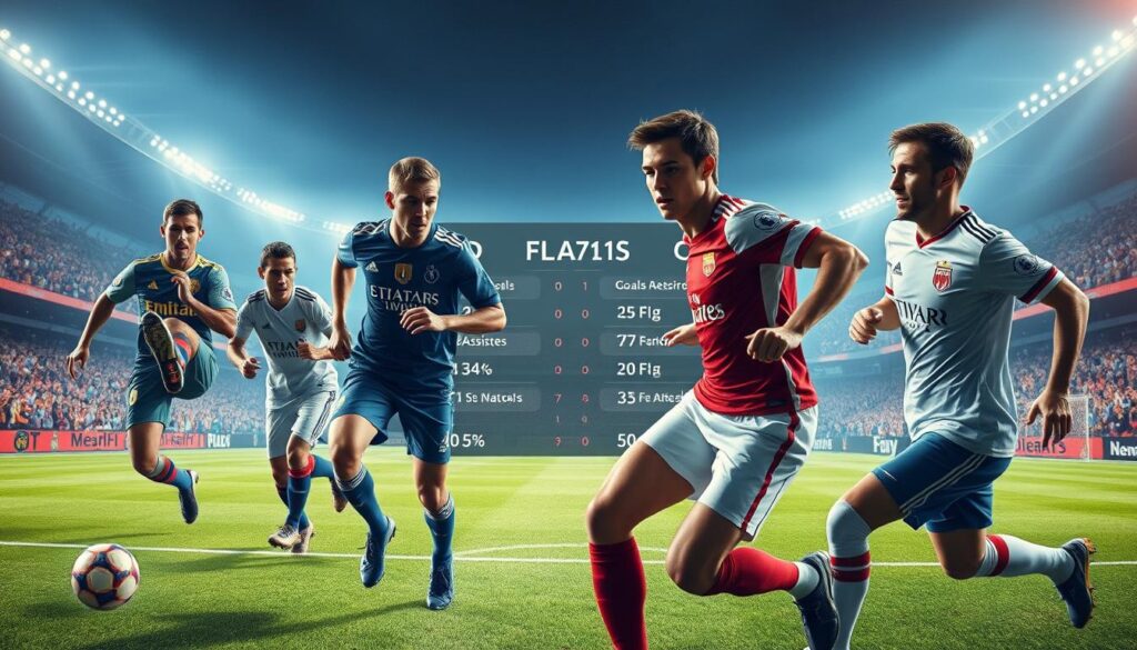 análise dos melhores jogadores de futebol