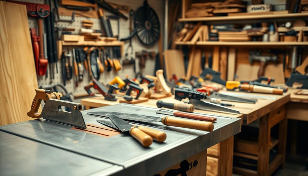 serras e dispositivos de corte para marcenaria